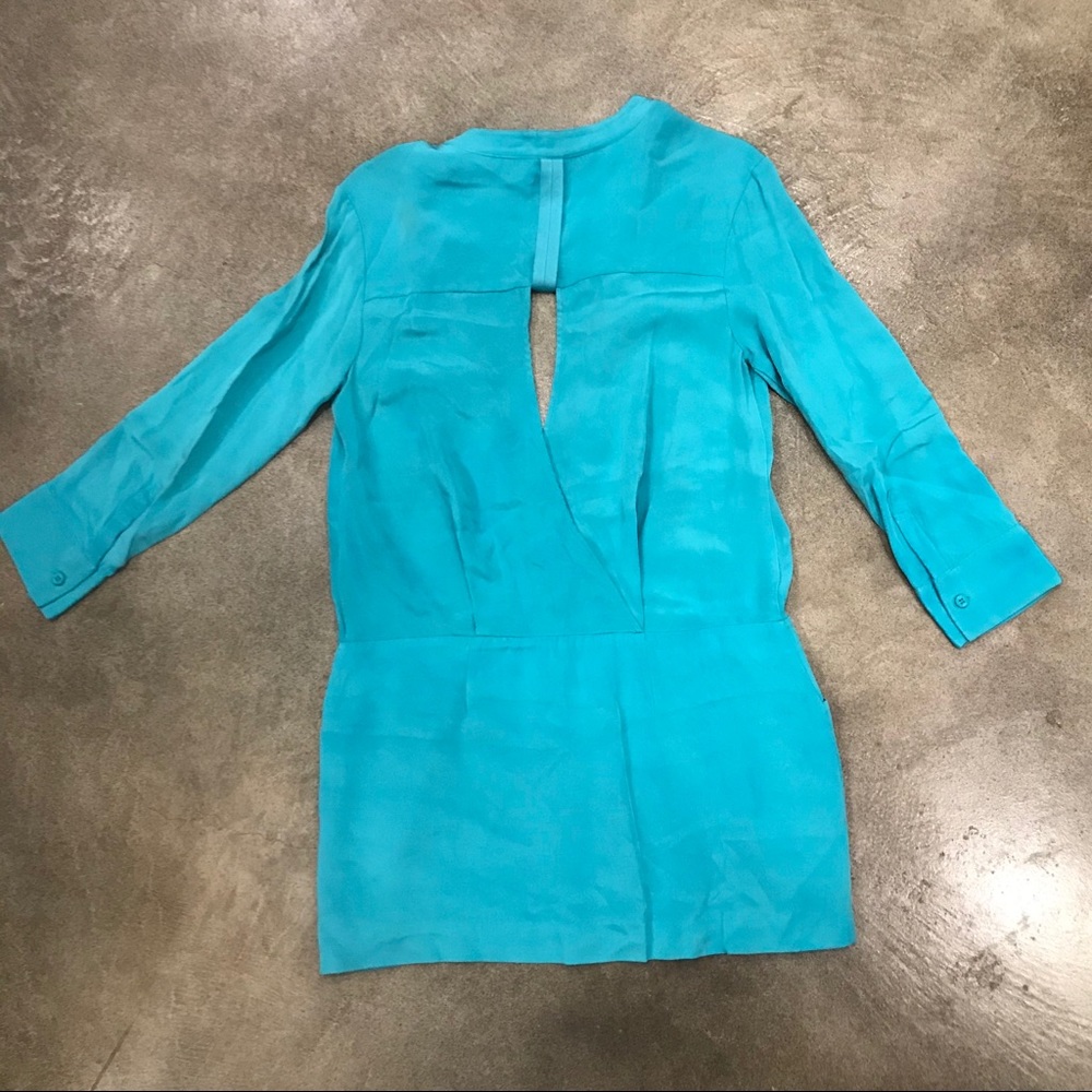 Vintage raw silk Dion Lee mini dress